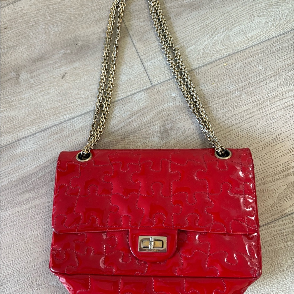 Chanel puzzle piece limited edition bag.